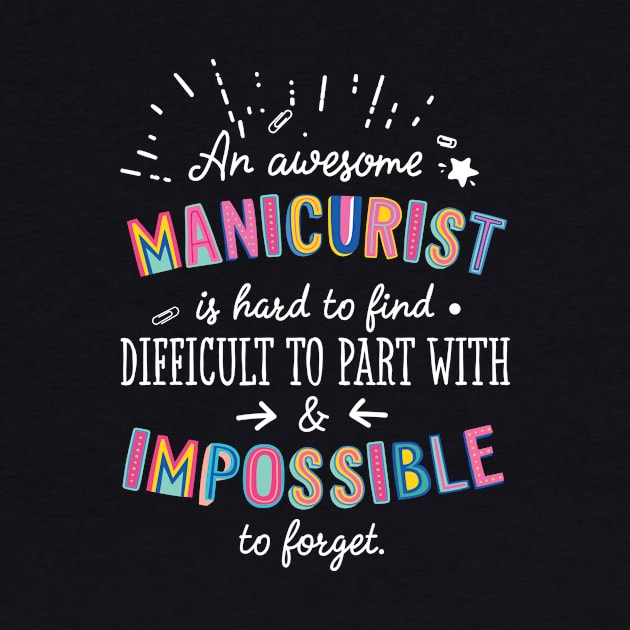 An awesome Manicurist Gift Idea - Impossible to Forget Quote by BetterManufaktur